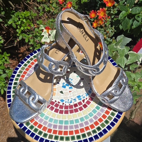 Vaneli Shoes - VANELi Slingback Chunky Heel Sandals